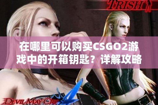 在哪里可以购买CSGO2游戏中的开箱钥匙？详解攻略与建议