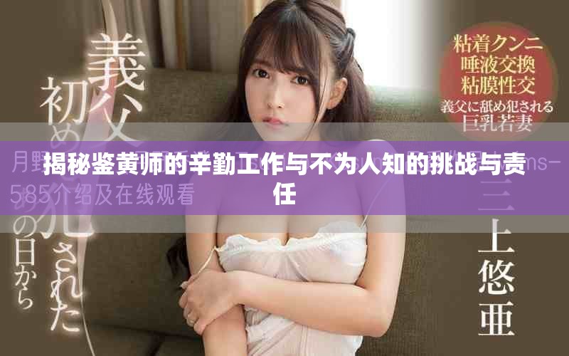 揭秘鉴黄师的辛勤工作与不为人知的挑战与责任