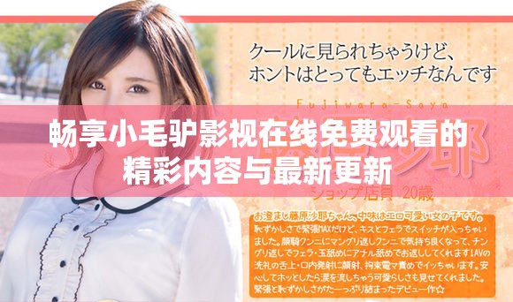 畅享小毛驴影视在线免费观看的精彩内容与最新更新