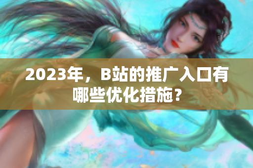2023年，B站的推广入口有哪些优化措施？
