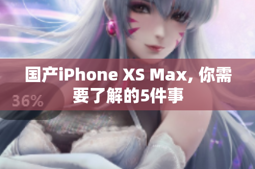 国产iPhone XS Max, 你需要了解的5件事