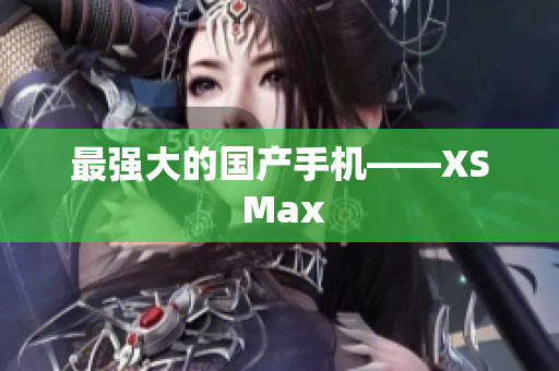 最强大的国产手机——XS Max