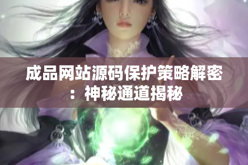 成品网站源码保护策略解密：神秘通道揭秘