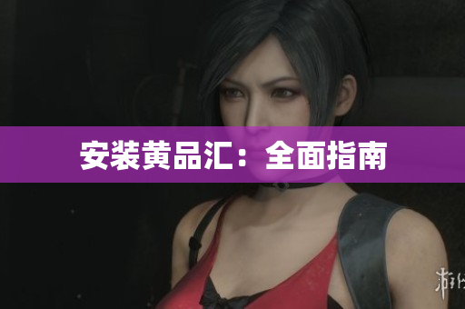 安装黄品汇：全面指南