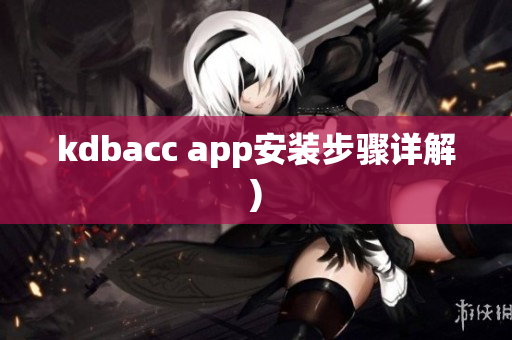kdbacc app安装步骤详解)