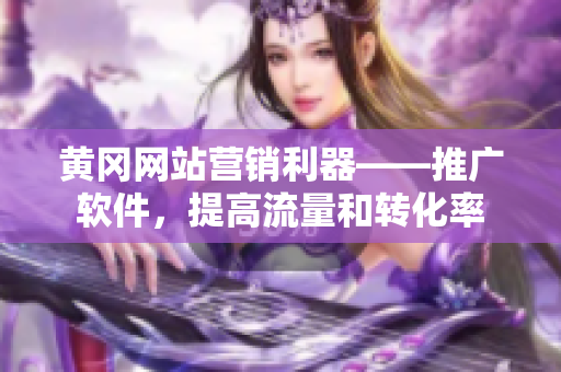 黄冈网站营销利器——推广软件，提高流量和转化率