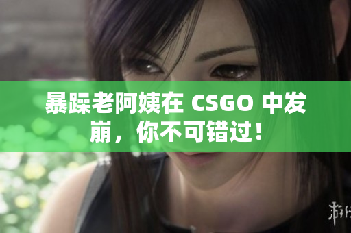暴躁老阿姨在 CSGO 中发崩，你不可错过！
