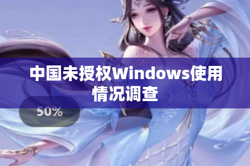 中国未授权Windows使用情况调查