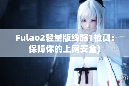 Fulao2轻量版线路1检测：保障你的上网安全)