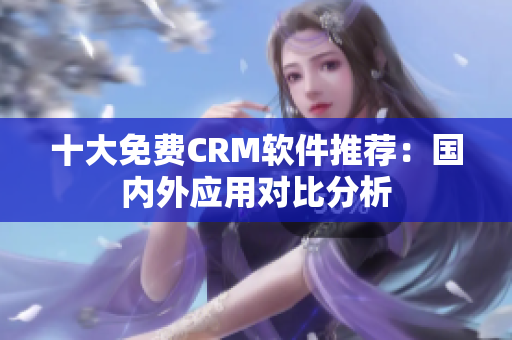 十大免费CRM软件推荐：国内外应用对比分析