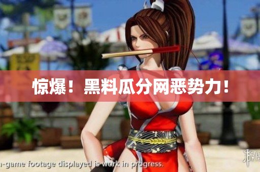 惊爆！黑料瓜分网恶势力！