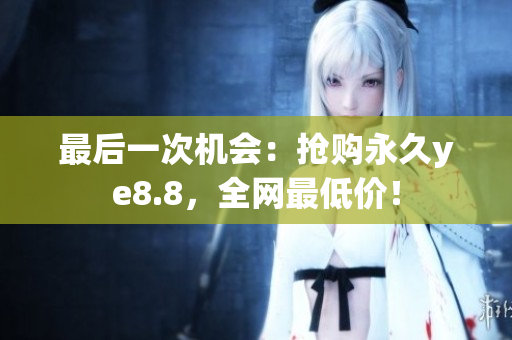最后一次机会：抢购永久ye8.8，全网最低价！