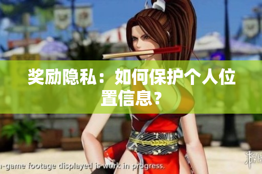 奖励隐私：如何保护个人位置信息？