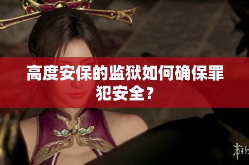 高度安保的监狱如何确保罪犯安全？