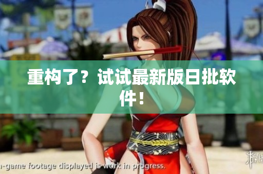 重构了？试试最新版日批软件！