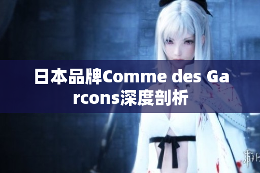 日本品牌Comme des Garcons深度剖析