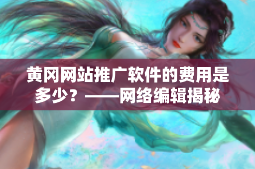 黄冈网站推广软件的费用是多少？——网络编辑揭秘
