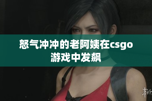 怒气冲冲的老阿姨在csgo游戏中发飙