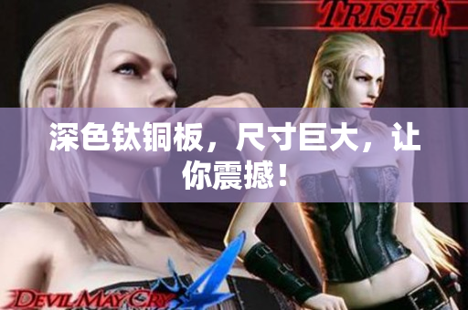 深色钛铜板，尺寸巨大，让你震撼！