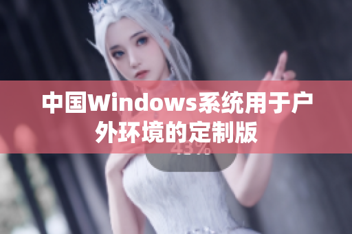 中国Windows系统用于户外环境的定制版