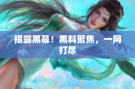 揭露黑幕！黑料聚焦，一网打尽