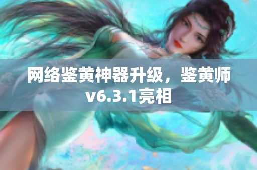网络鉴黄神器升级，鉴黄师v6.3.1亮相