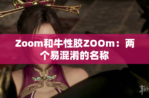 Zoom和牛性胶ZOOm：两个易混淆的名称