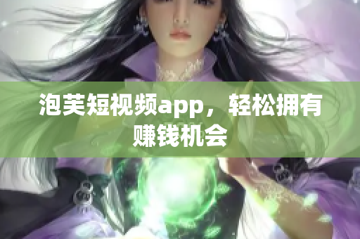 泡芙短视频app，轻松拥有赚钱机会