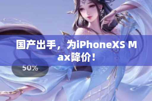 国产出手，为iPhoneXS Max降价！