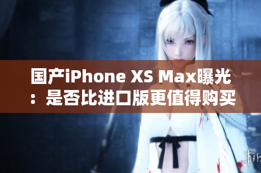 国产iPhone XS Max曝光：是否比进口版更值得购买？