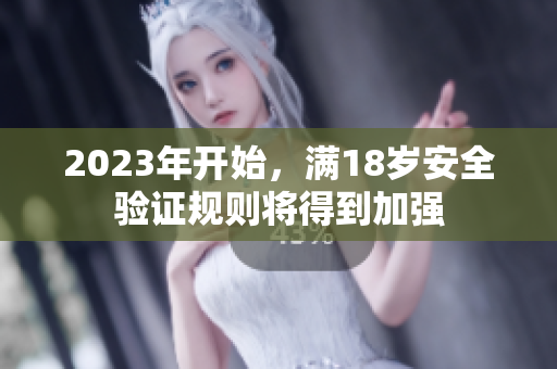 2023年开始，满18岁安全验证规则将得到加强
