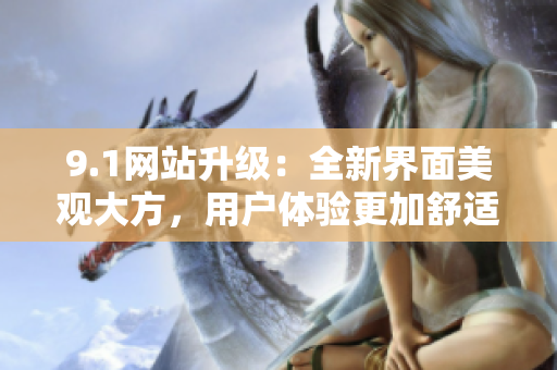 9.1网站升级：全新界面美观大方，用户体验更加舒适