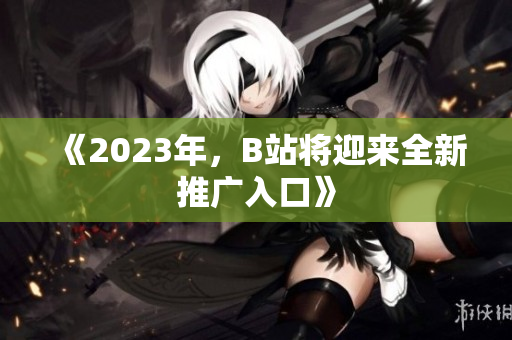 《2023年，B站将迎来全新推广入口》