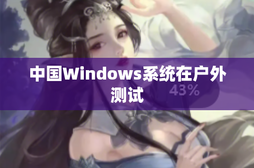 中国Windows系统在户外测试