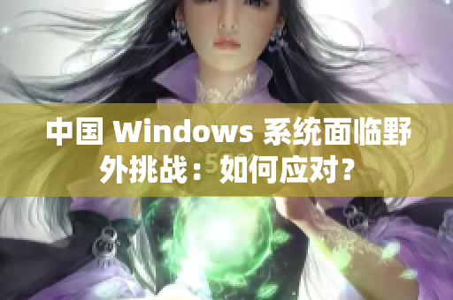 中国 Windows 系统面临野外挑战：如何应对？