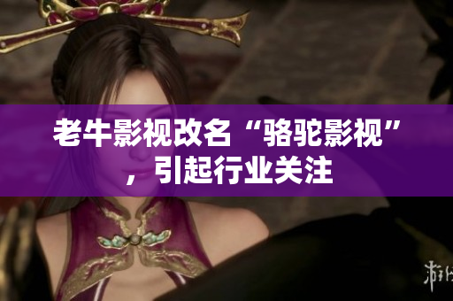 老牛影视改名“骆驼影视”，引起行业关注