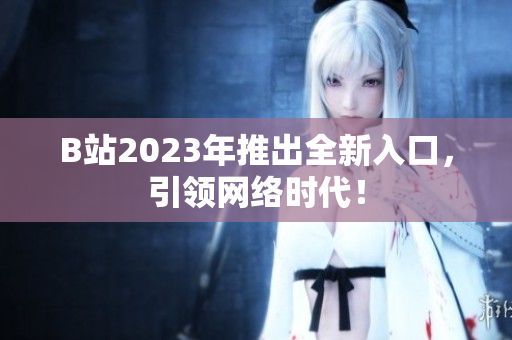 B站2023年推出全新入口，引领网络时代！