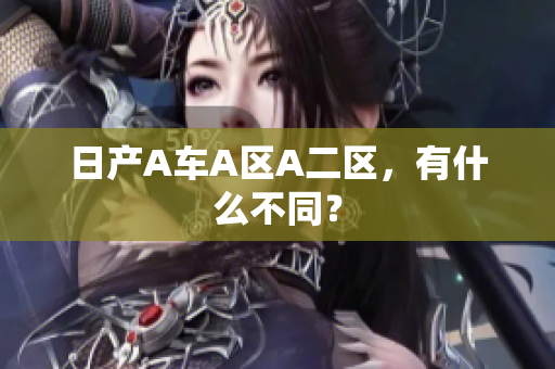 日产A车A区A二区，有什么不同？