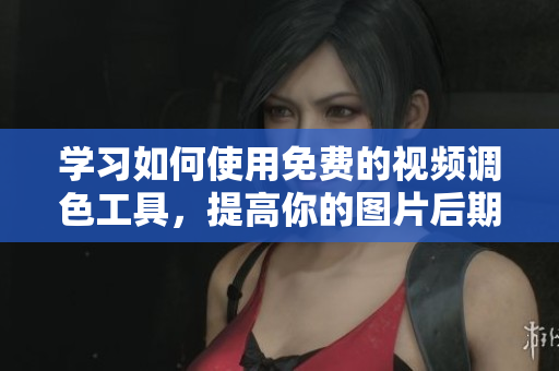 学习如何使用免费的视频调色工具，提高你的图片后期处理技能
