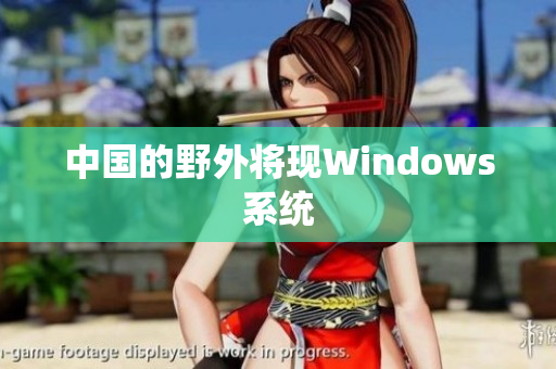 中国的野外将现Windows系统
