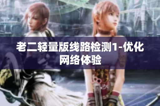 老二轻量版线路检测1-优化网络体验