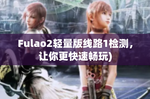 Fulao2轻量版线路1检测，让你更快速畅玩)