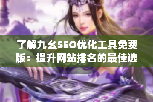 了解九幺SEO优化工具免费版：提升网站排名的最佳选择)