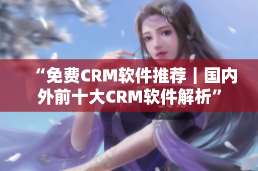 “免费CRM软件推荐｜国内外前十大CRM软件解析”
