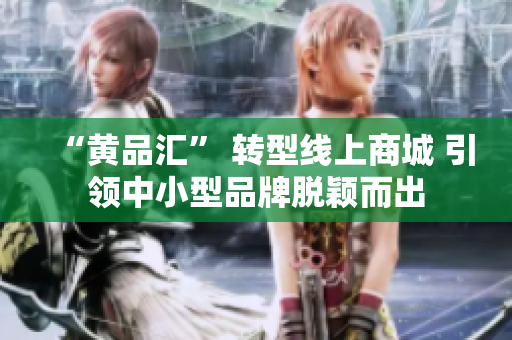 “黄品汇” 转型线上商城 引领中小型品牌脱颖而出