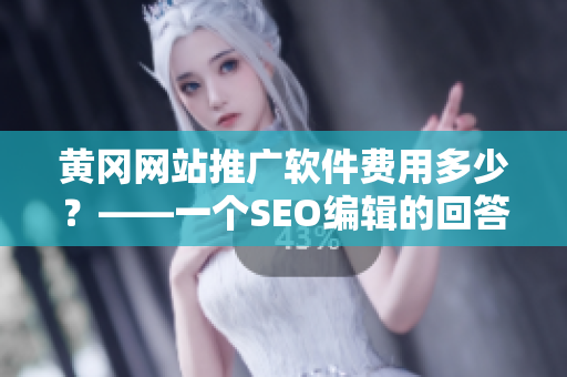黄冈网站推广软件费用多少？——一个SEO编辑的回答