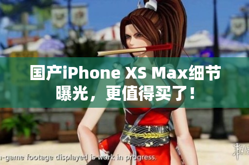 国产iPhone XS Max细节曝光，更值得买了！