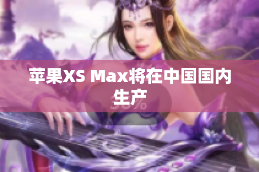 苹果XS Max将在中国国内生产