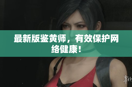 最新版鉴黄师，有效保护网络健康！