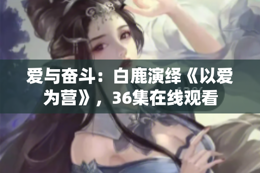 爱与奋斗：白鹿演绎《以爱为营》，36集在线观看